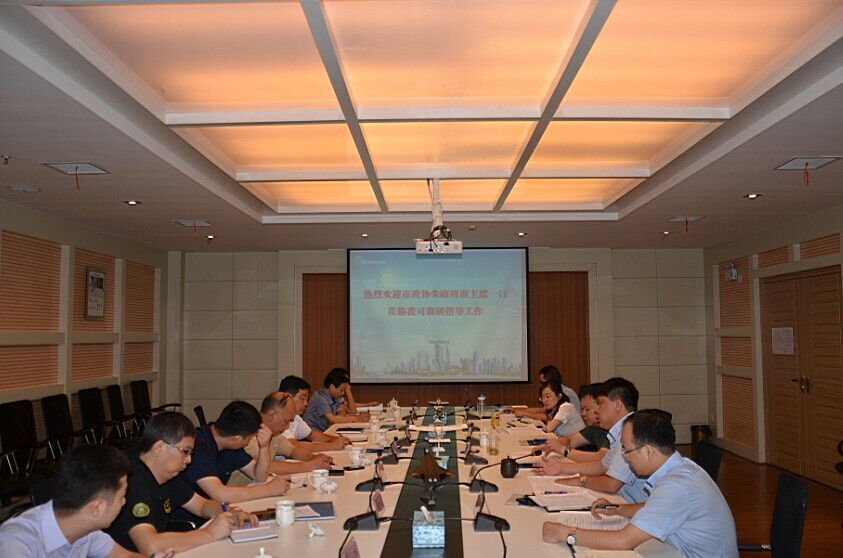 市政協就投融資平臺公司改革調研新蘆淞集團